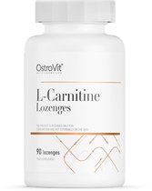 L-Carnitine - Zuigtabletten - 90 stuks - Lekker! Groene appel! Smaak! - L-Carnitine Supplementen - OstroVit