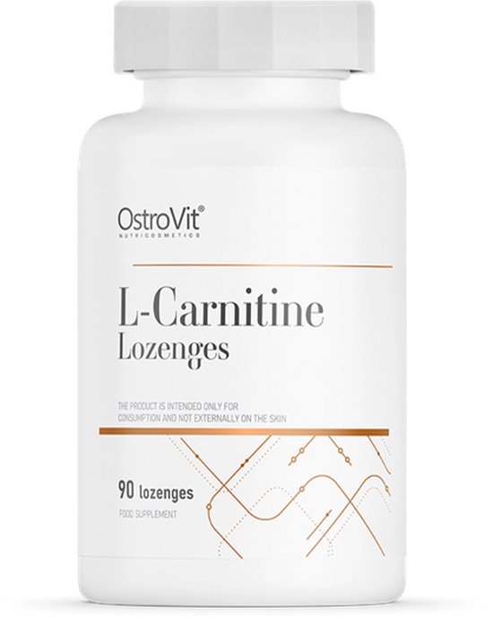 Foto: Aminozuren l carnitine carnitine afvallen snoepjes zuigtabletten groene appel smaakje 90 tabs ostrovit supplementen laboratorium geteste kwaliteit 