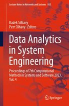 Lecture Notes in Networks and Systems 935 - Data Analytics in System Engineering