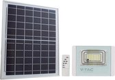 V-TAC VT-25W-W Schijnwerper op zonne-energie - IP65 - 550 Lumen - 4000K
