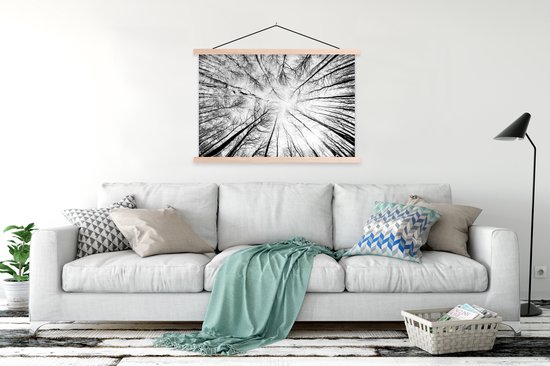 Affiche textielposter photo hêtre fait du sol 150x100 cm