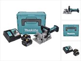 Makita DPJ 180 RGJ coupe-fente sur batterie 18 V 100 mm + 2x batterie 6,0 Ah + chargeur + Makpac