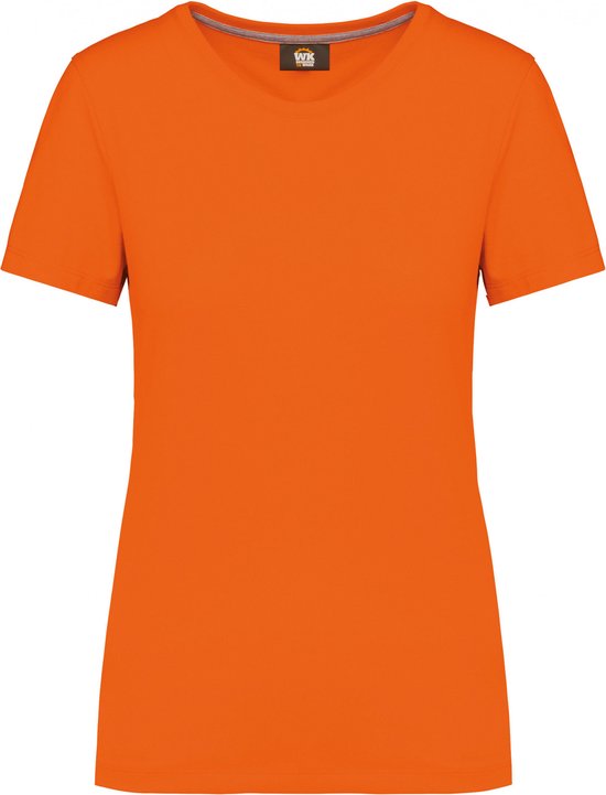 T-shirt Dames M WK. Designed To Work Ronde hals Korte mouw Orange 65% Polyester, 35% Katoen