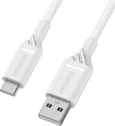 Otterbox USB-A naar USB-C Oplaad/Data Kabel 1M Gevlochten Draad Wit