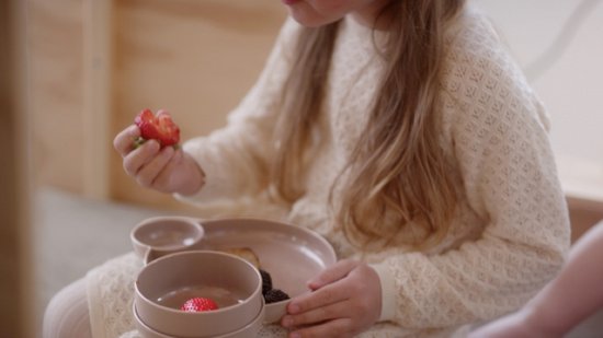 Dantoy TINY Dinnertime servies geschenkset (zand/7-delig) van Dantoy — afbeelding 2