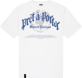 Quotrell - GLOBAL UNITY T-SHIRT - WHITE/COBALT - M