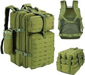 Militaire rugzak - Leger rugzak - Tactical backpack - Leger backpack - Leger tas - 28 x 28 x 48 cm (L x W x H) - Donkergroen 45 L