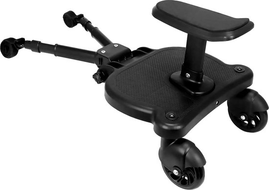 Olmitos Universal Scooter and Seat for Pushchair, Black, Adjustable Olmitos Universal Scooter and Seat for Pushchair, Black, Adjustable