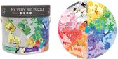 Puzzle en tonnes de couleurs - MierEdu - Rond - 50 cm - Avec palette de couleurs - 26 pièces