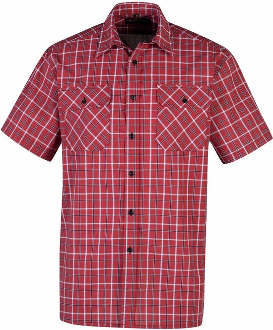 STØRVIK Farsund Cotton Work Shirt Men - Chemisier de bûcheron - Taille 3XL - Rouge