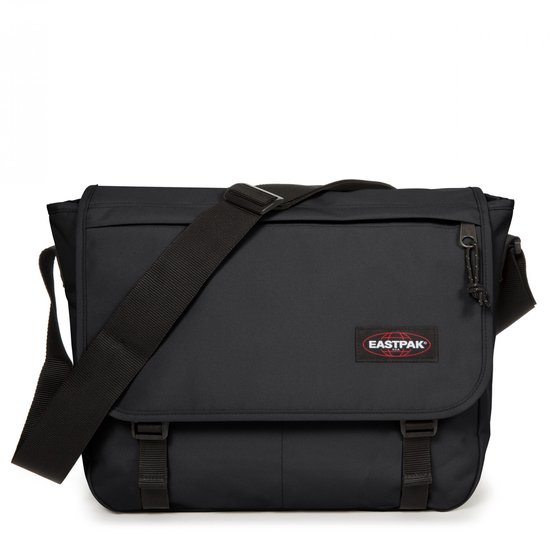 EASTPAK Sac d'ordinateur portable Sac à épaule bandoulière pour ordinateur portable Delegate + Black Noir