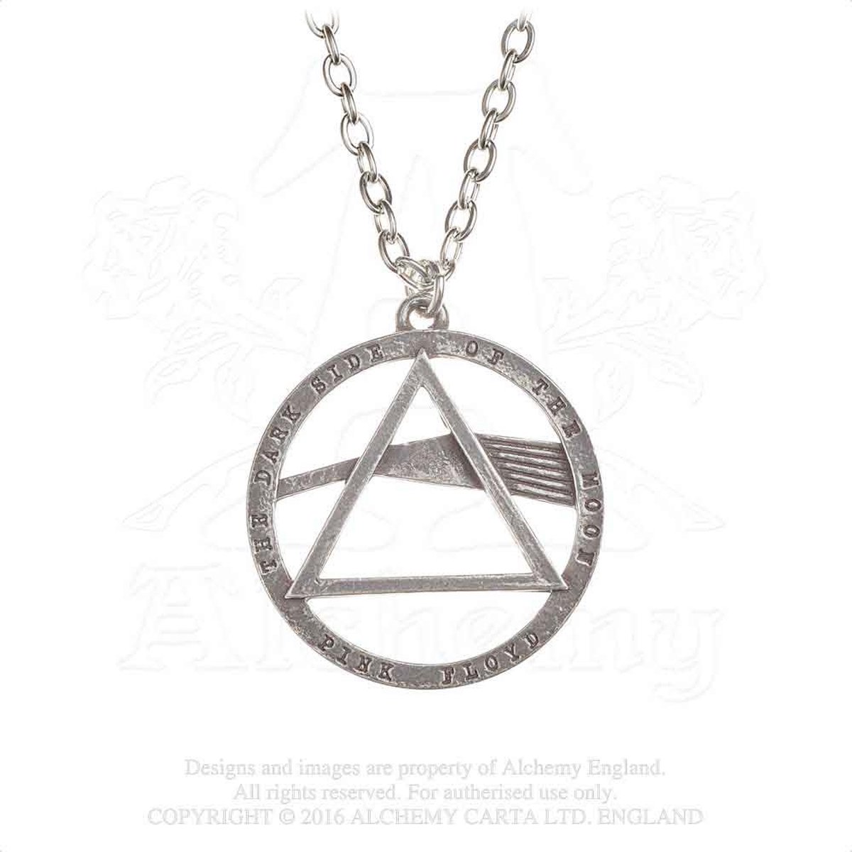Alchemy Pink Floyd - Dark Side Prism Ketting - Zilverkleurig