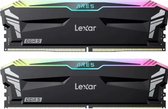 Lexar Ares RGB LD5U16G68C34LA-RGD - Geheugen - DDR5 - 32 GB: 2 x 16 GB - 288-PIN - 6800 MHz / PC5-54400 - CL34 - 1.4V - XMP 3.0 - AMD EXPO - On-die-ECC - RGB - zwart