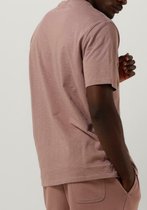 Lyle & Scott Slub T-shirt Polo's & T-shirts Heren - Polo shirt - Roze - Maat XS