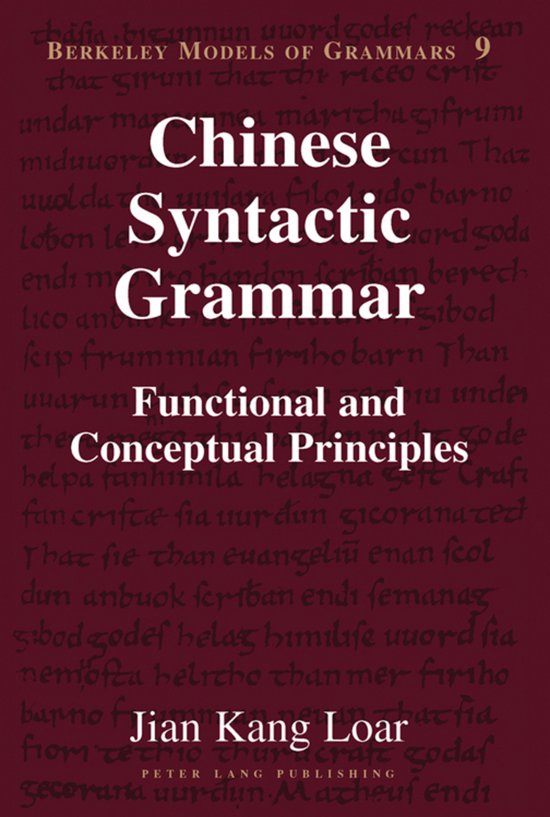 Berkeley Models of Grammars- Chinese Syntactic Grammar - cover