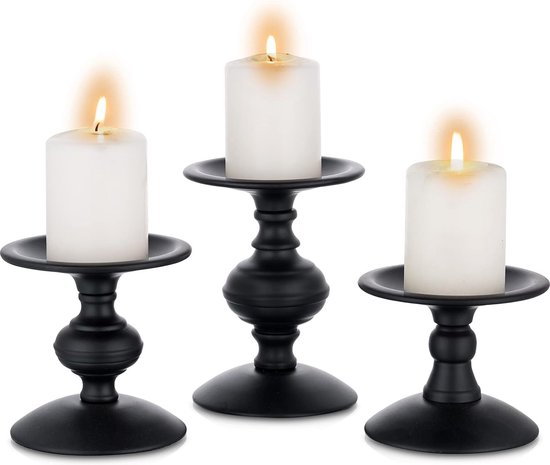 vintage-kandelaars-set-van-3-zwart-metaal-voor-stompkaarsen-retro