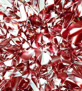 Fotobehang - Red Crystal 225x250cm - Vliesbehang