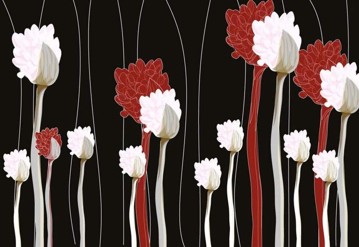 Fotobehang - Plant 375x250cm - Vliesbehang