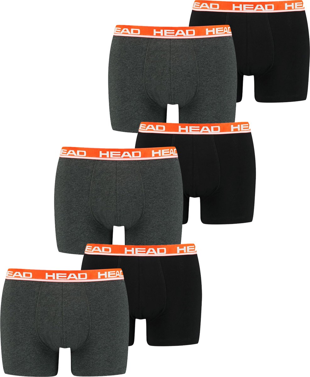 HEAD Heren Boxershorts HEAD BASIC BOXER 6er Pack Veelkleurig S