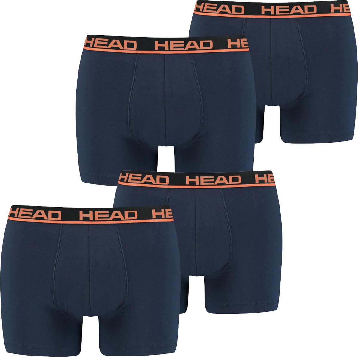 HEAD Heren Boxershorts HEAD BASIC BOXER 4er Pack Veelkleurig S