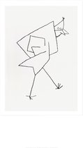 Kunstdruk Paul Klee - Oiseau Superieur 50x60cm