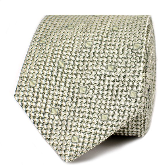 TRESANTI | ANZI I Cravate en laine et soie mélangées | Vert | Taille Taille Taille unique