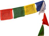 Tibetaans Gebedsvlaggenkoord - 10x10x130cm - 100% Katoen