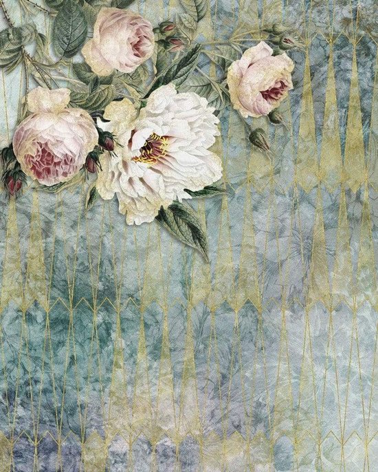 Komar Pure | la rosa | witte rozen | fotobehang op vlies 200x250cm