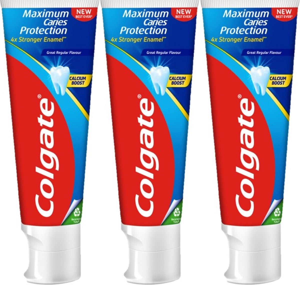 Goedkoopste Colgate Tandpasta Caries Protection - 3 x 75 ml