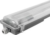 LED TL Armatuur IP65 - Dubbel - 120CM - Kunststof clips