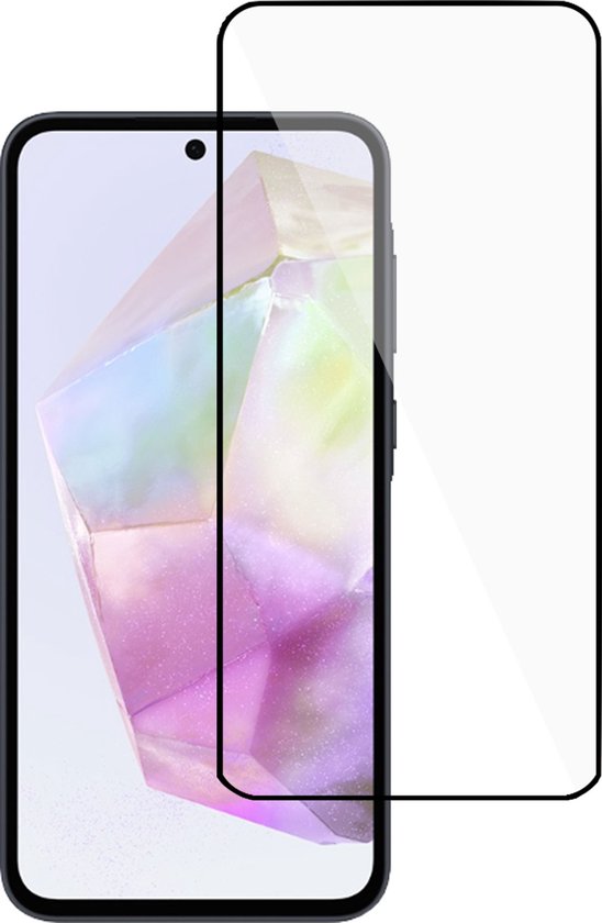 Screenprotector geschikt voor Samsung Galaxy A35 – Gehard Glas - Full Proteqt+