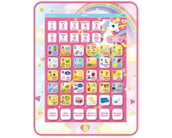 Tablette Éducative bilingue Licorne en français et en anglais
