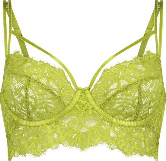 Hunkemöller Niet-voorgevormde longline beugel bh Isabella Groen D80