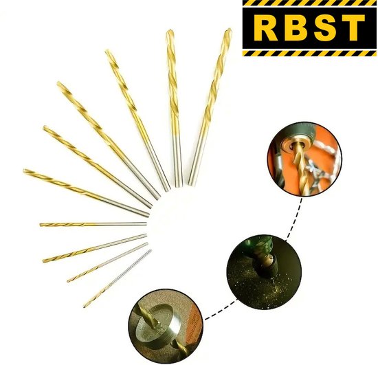 KATSU Gereduceerde schacht HSS-boorset 8 stuks, 14-25 mm metrische hoge