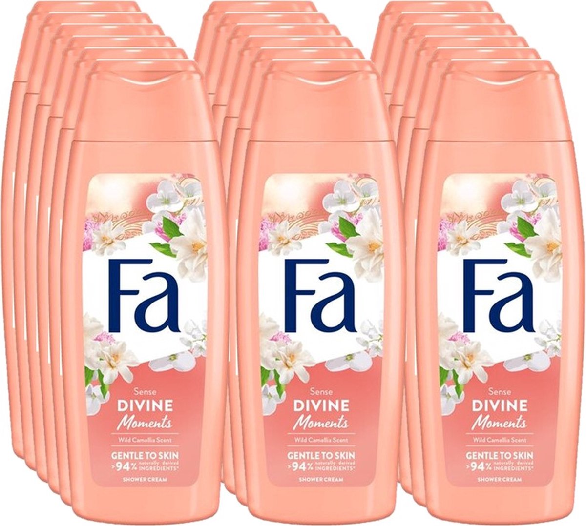 Goedkoopste Fa Douchegel - Divine Moments - Voordeelverpakking 18 x 250 ml