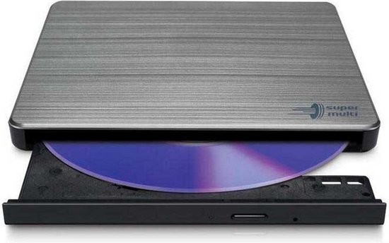 HL Data Storage GP60 Externe DVD-brander Retail USB-A 2.0 Zilver van Merkloos — afbeelding 3