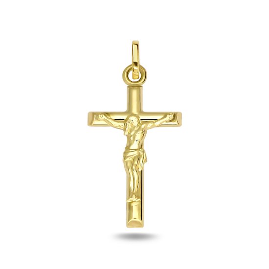 Croix du bijoutier Zwartevalk en or 14 carats avec Jésus - 14.287/28x16