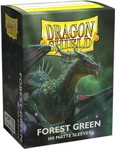 Dragonshield 100 Box Sleeves Matte Forest Green