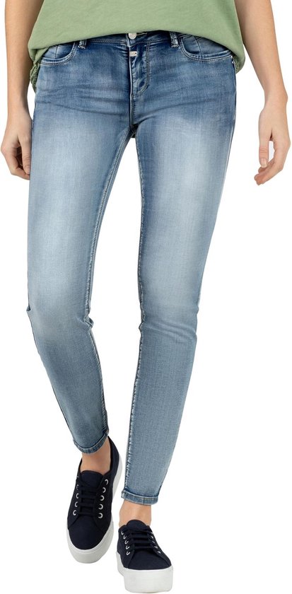 TIMEZONE Dames Jeans Broeken TIGHT SANYATZ skinny Fit Blauw 31W / 32L Volwassenen