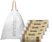 Strapper® Code X 125 Sacs poubelles - Convient pour Brabantia Poubelle - 10-12 litres - 125 sacs poubelles X