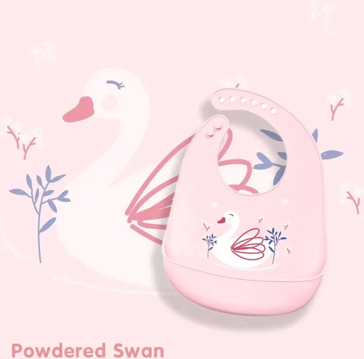 Goedkoopste Slabbetjes baby - Baby slabbetjes siliconen - baby slabbetjes waterproof - baby servies - Roze