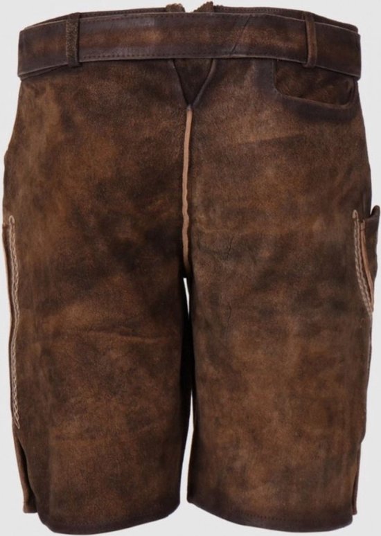 Tiroler Lederhose Bruin Kort Kopen