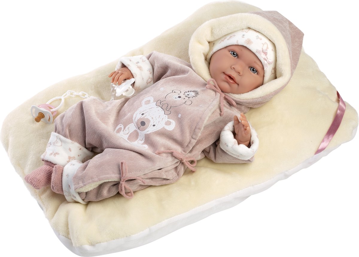 Llorens babypop Lala met geluid, kussen en speen 42 cm