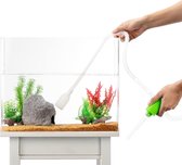 Luigi's Aquarium / Vis Tank Sifon en Grindreiniger - Handmatige Sifonpomp voor het Tappen - Vervangen van Water in Enkele Minuten