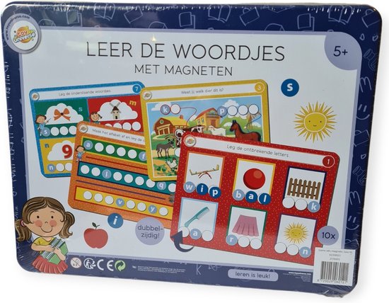Clementoni koffer met magnetische letters en dieren aanbieding bij
