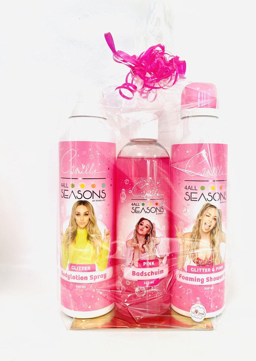 Goedkoopste Setje Camille Bodylotion, Badschuim 250ml & Foaming shower gel