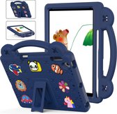 Hoes geschikt voor iPad 2018 Kinderen Donker Blauw - Hoes geschikt voor iPad 6e hoes Generatie Kidsproof Backcover met handvat - Hoes geschikt voor iPad 2017 hoes - Hoes geschikt voor iPad Kinderen -Kindertablet