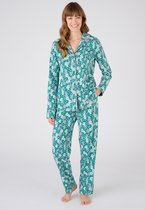 Damart - Pyjama met knopen - Vrouwen - Groen - 46-48 (L)