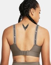 UA Infinity High Bra-Taupe Dusk--Black Size : S D-DD