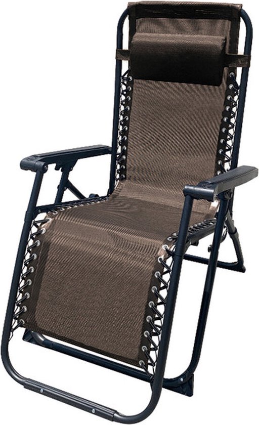 Liggende ligstoel Marbueno 90 x 108 x 66 cm - Bruin